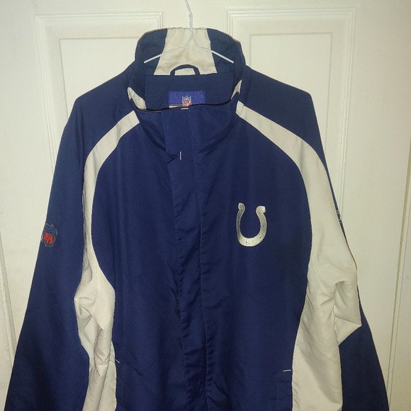 Men's Official Indiana Colts Wind Breaker / Jacket XXL - Like NEW - Picture 1 of 5